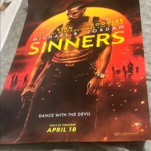 Sinners 27x40 Micheal B Jordan Original Theatrical DS Movie Poster Vampires